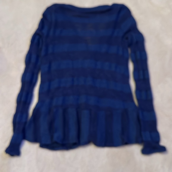Splendid V Neck Cardigan with peplum hem - Picture 5 of 5
